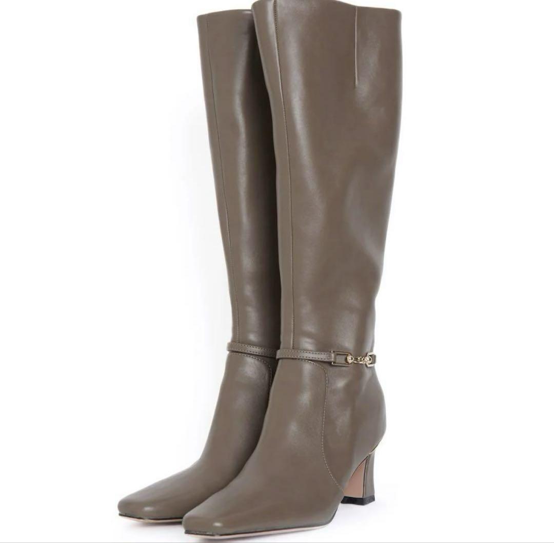 希少 黒入荷！ Her Boots Knee Bit Back Harlipto to lip 靴