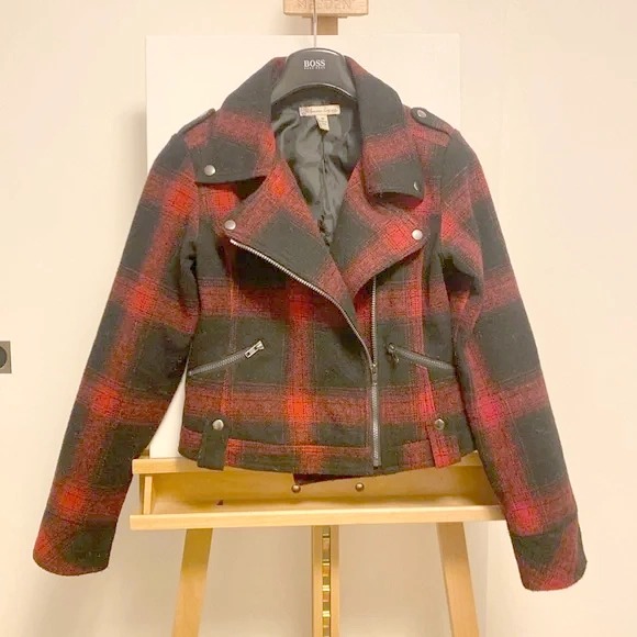 Moto jacket American rag cie 1984 women size medium