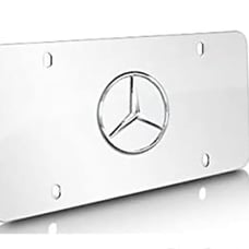 3D Mercedes Benz Emblem Steel Plate