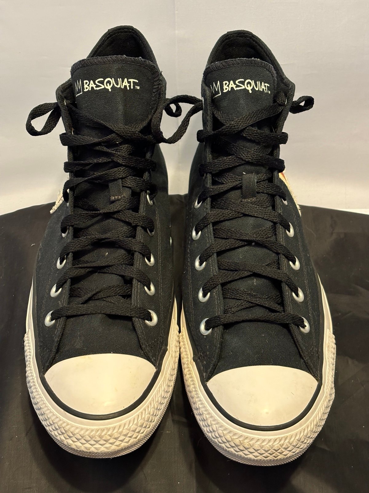 Size 13 Converse Jean-Michel Basquiat 172586C Chuck Taylor Black All Star Collab