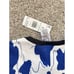Adidas x Zoe Saldana Womens Blue Abstract Crew Sweatshirt Size L NWT
