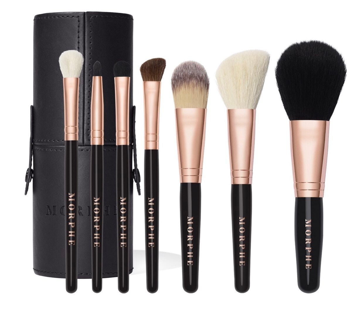 Morphe Rose Baes 7 piece Rose gold brush collection