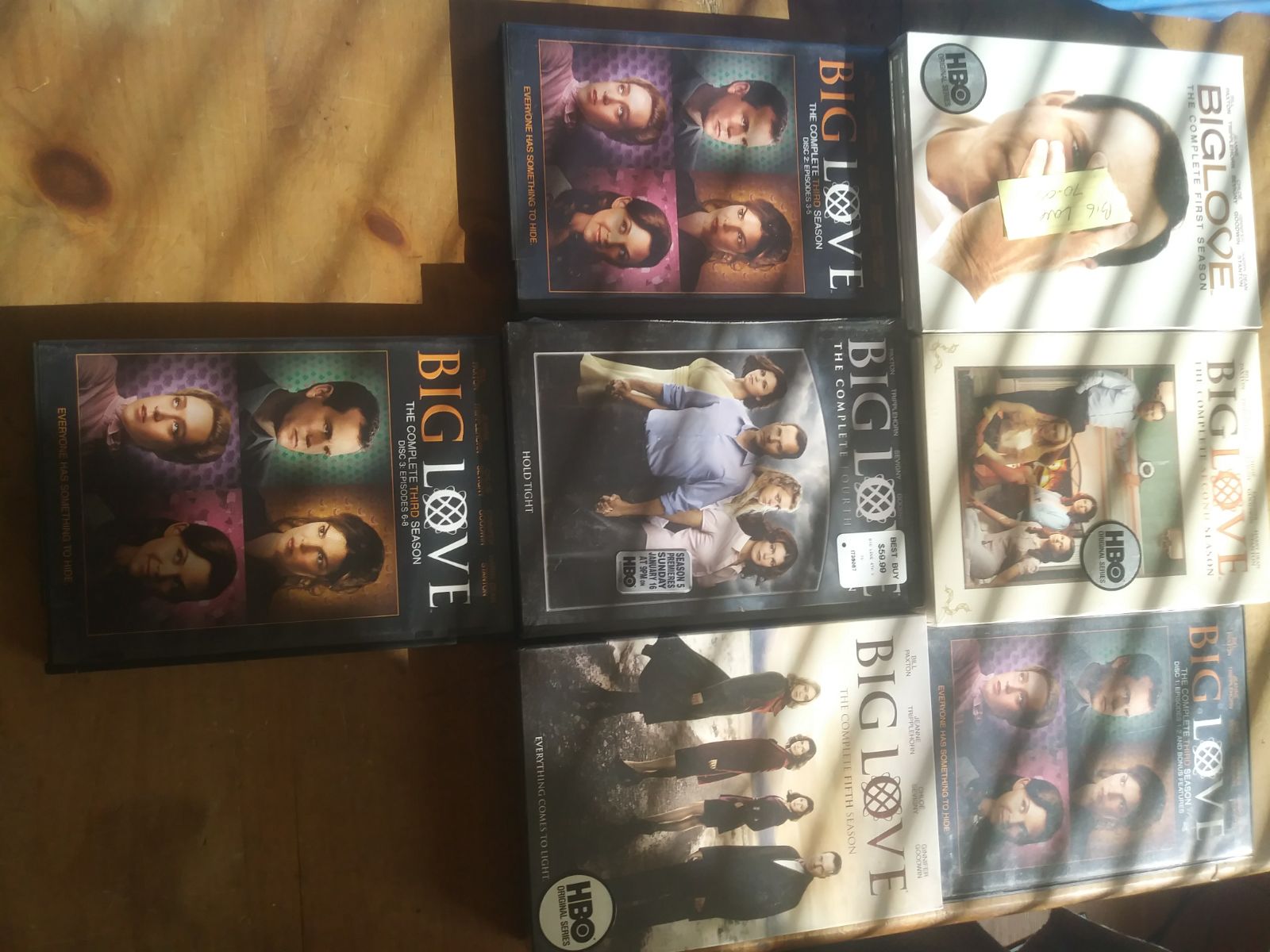 Big Love Dvds Seasons 1-5