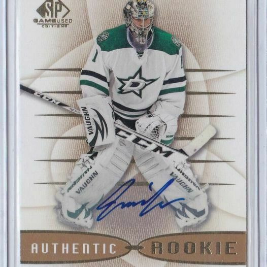 Jack Campbell 2013-14 SP Game Used Auto Authentic Rookie Card RC #164 Mint