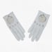60s Vintage Ivory White Soft Pliable Leather Driving Gloves Miss Aris Size 7.5