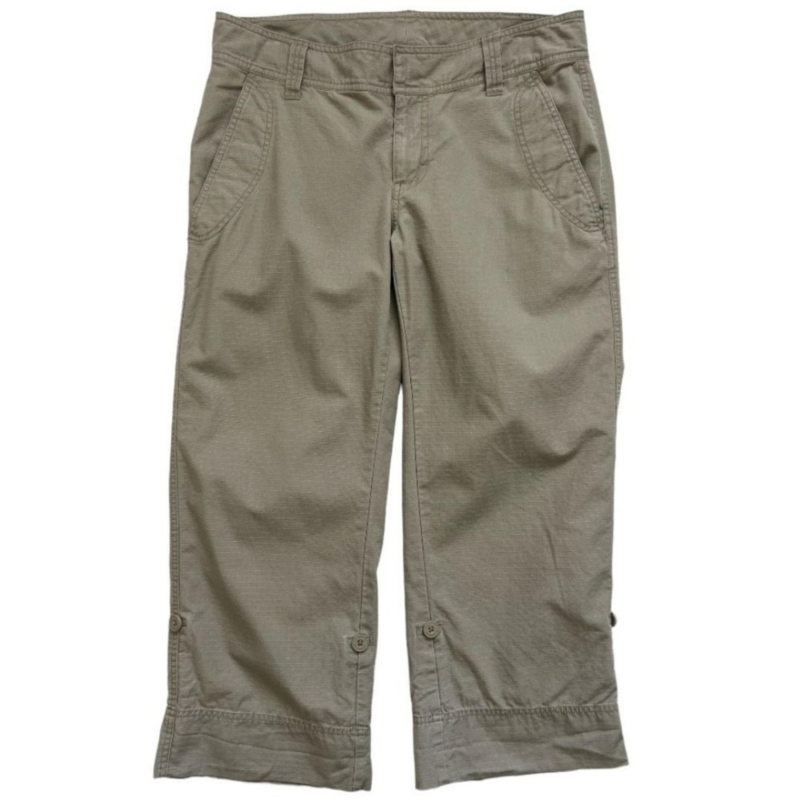 The North Face Convertible Pants Womens 10 Hiking Crop Ankle Tan Ripstop AU4Q