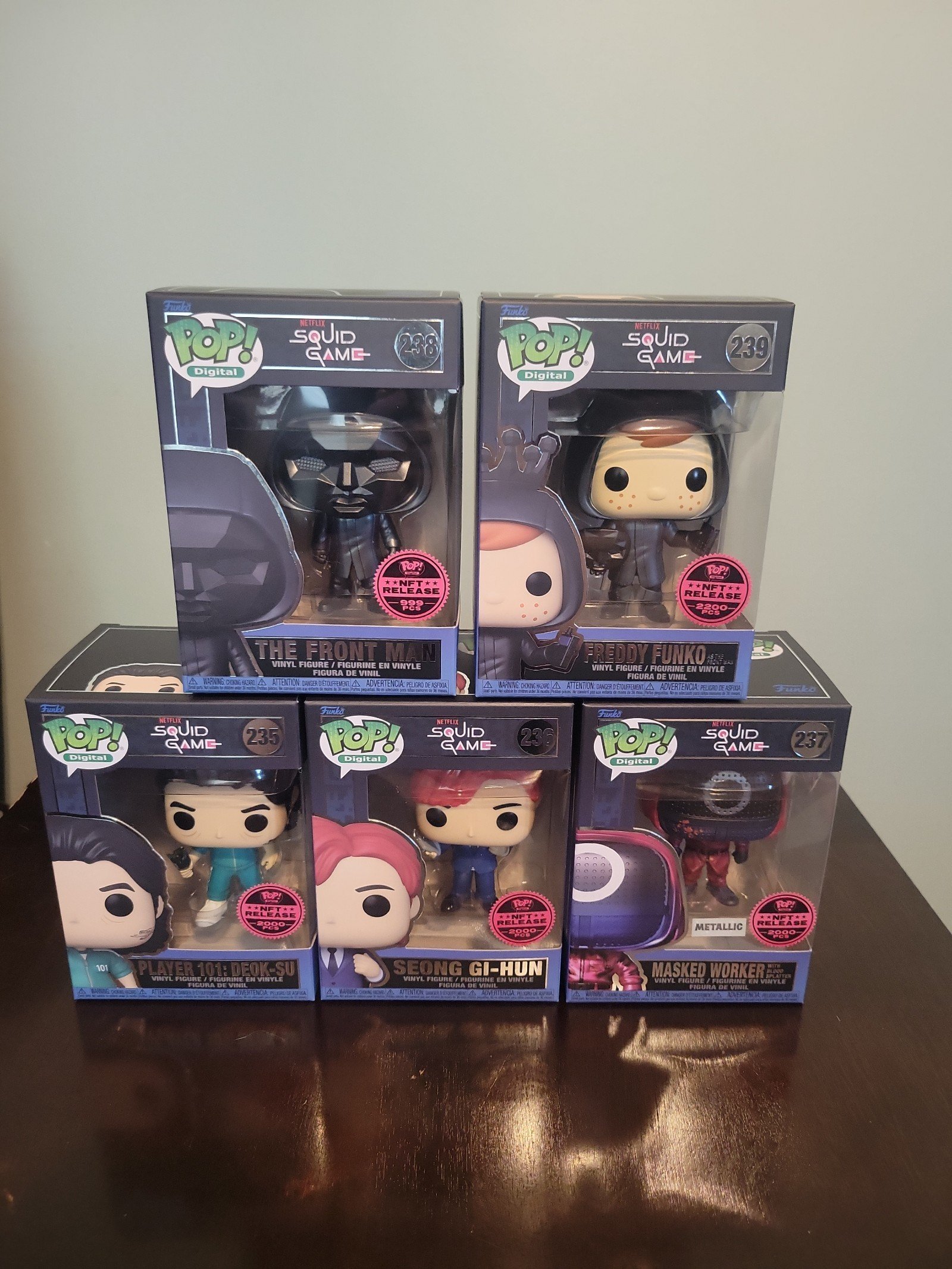 Funko Pop Squid Games NFT Set