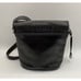 Brighton Black Tooled Leather Crossbody Bucket Style Bag Registered