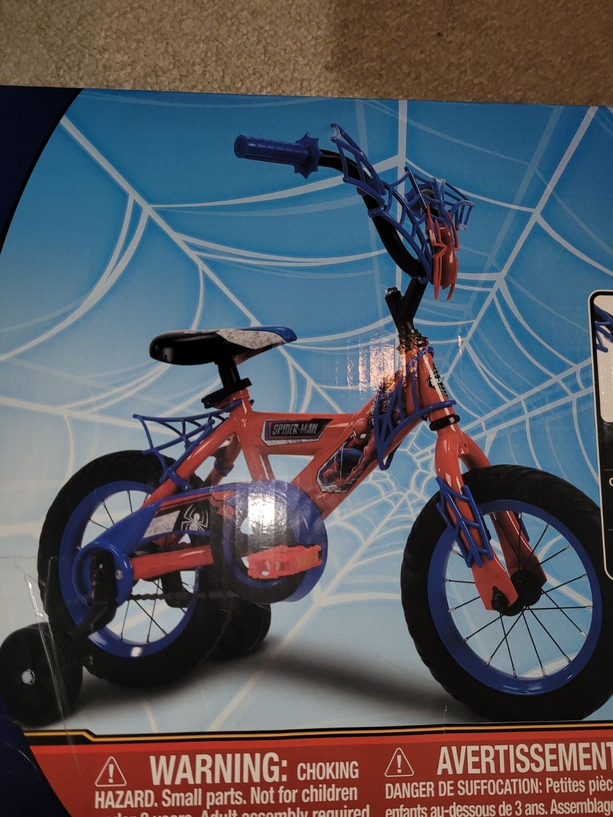 huffy spiderman bike