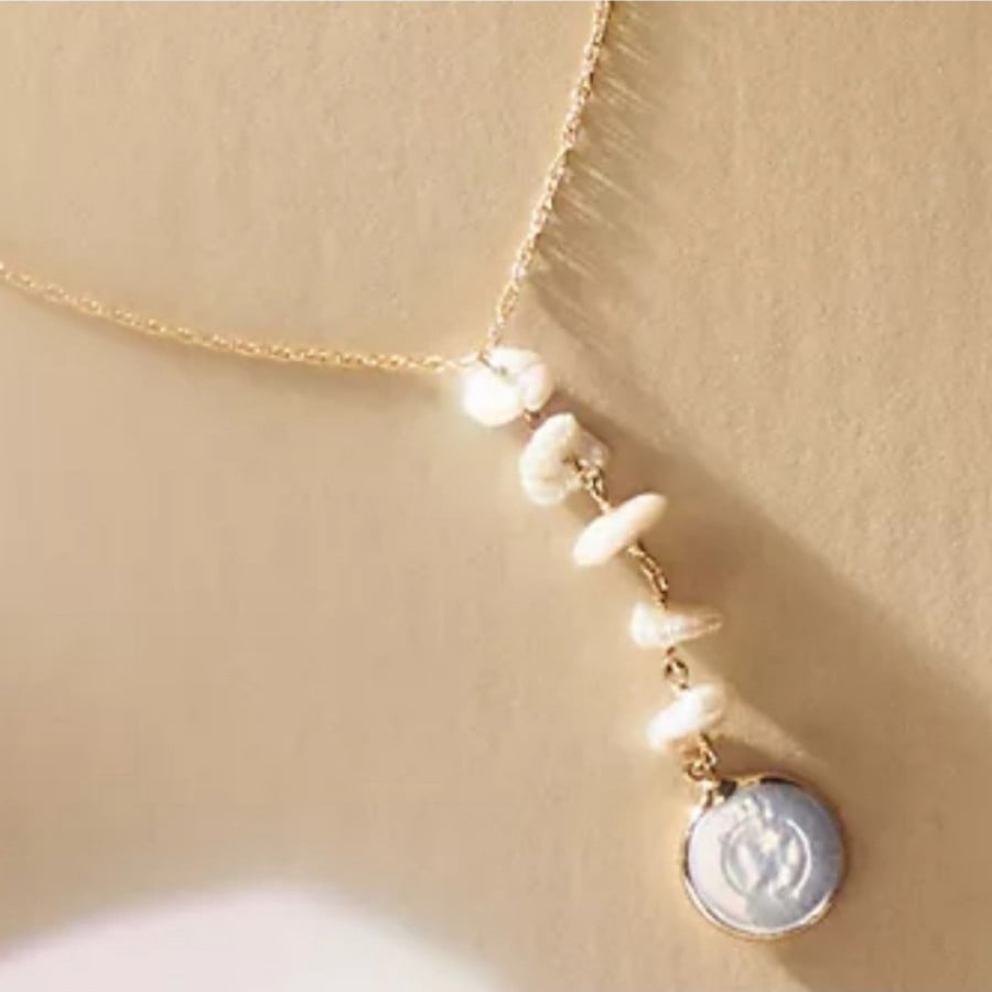 Anthropologie Cortez Pearl Necklace