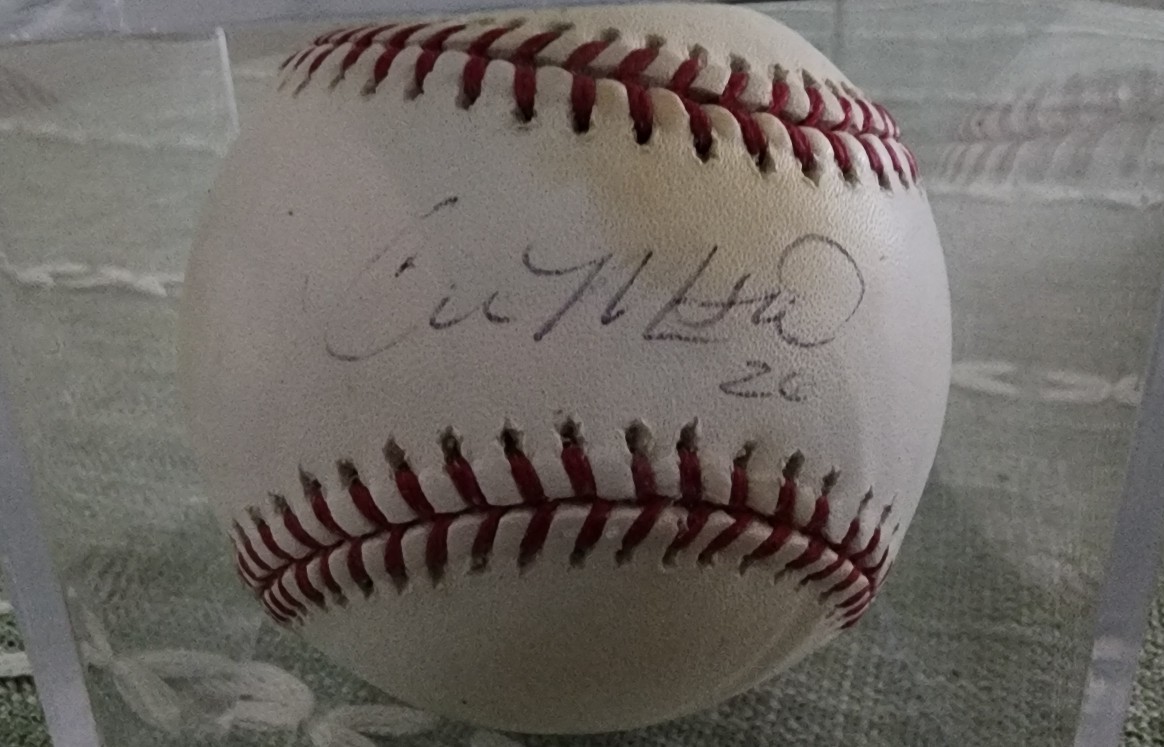 Signed Baseball Cla Meridth #26 2010 Baltimore Orioles