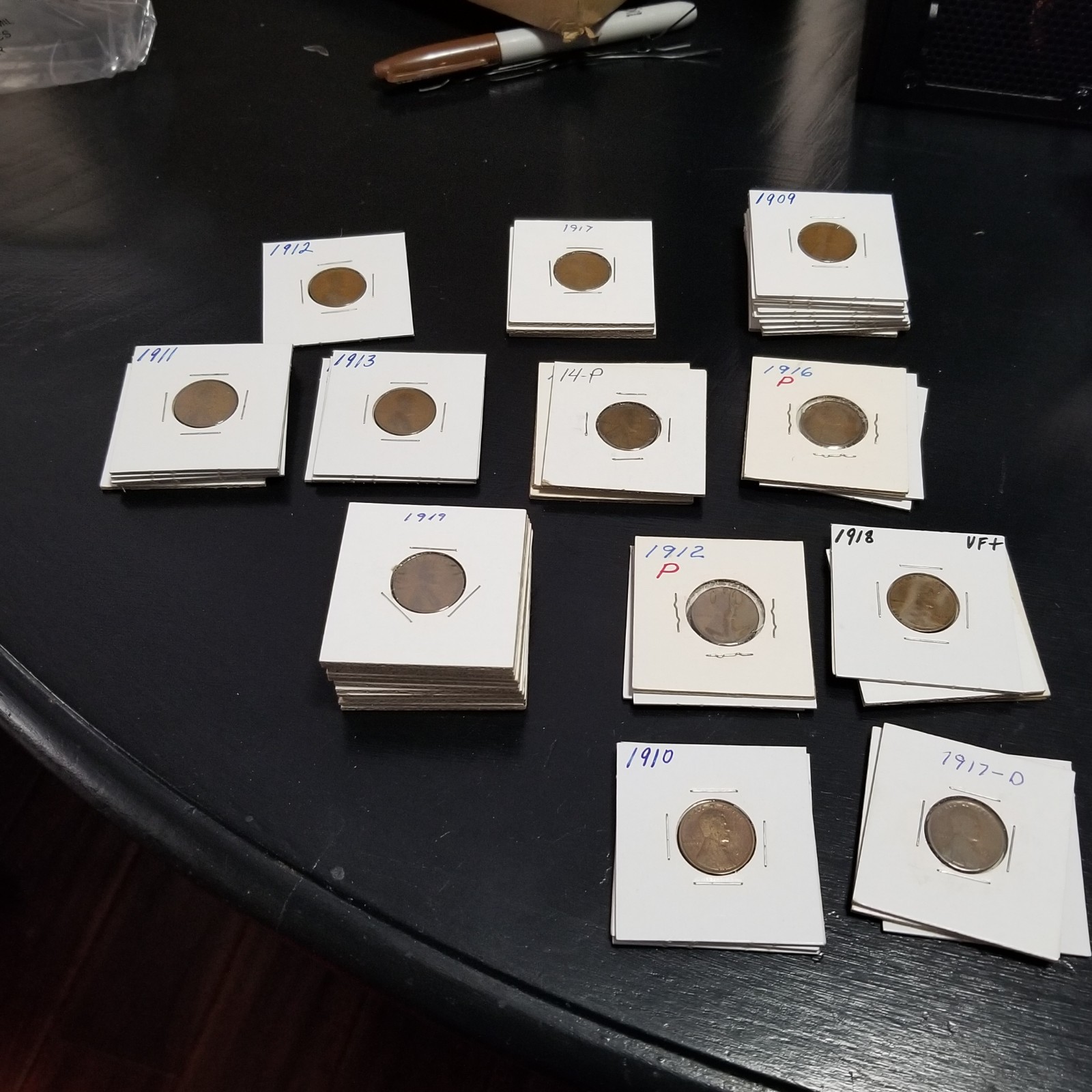 Lot of wheat pennies