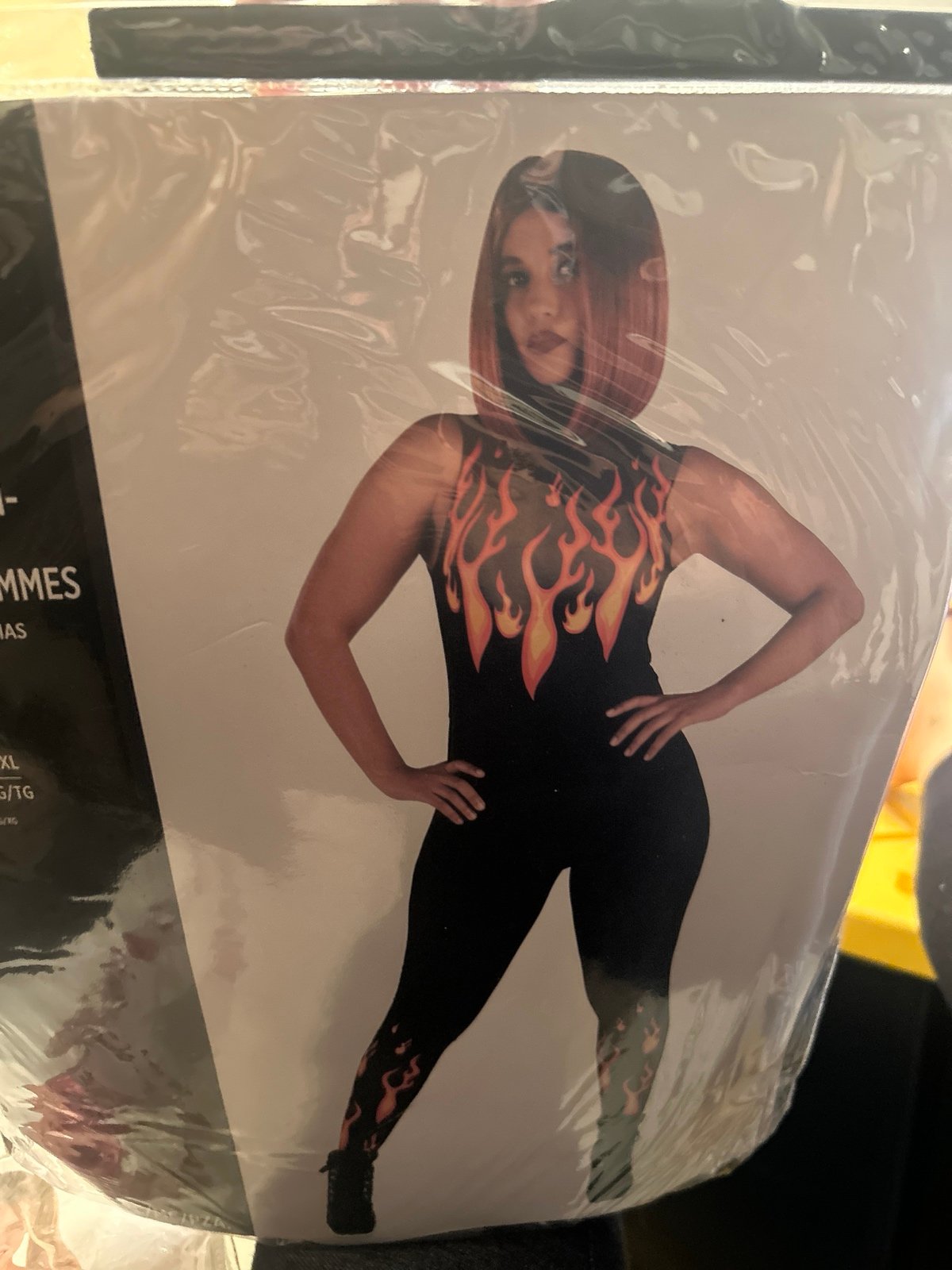 Flames Catsuit/Adult-L/XL/Blames