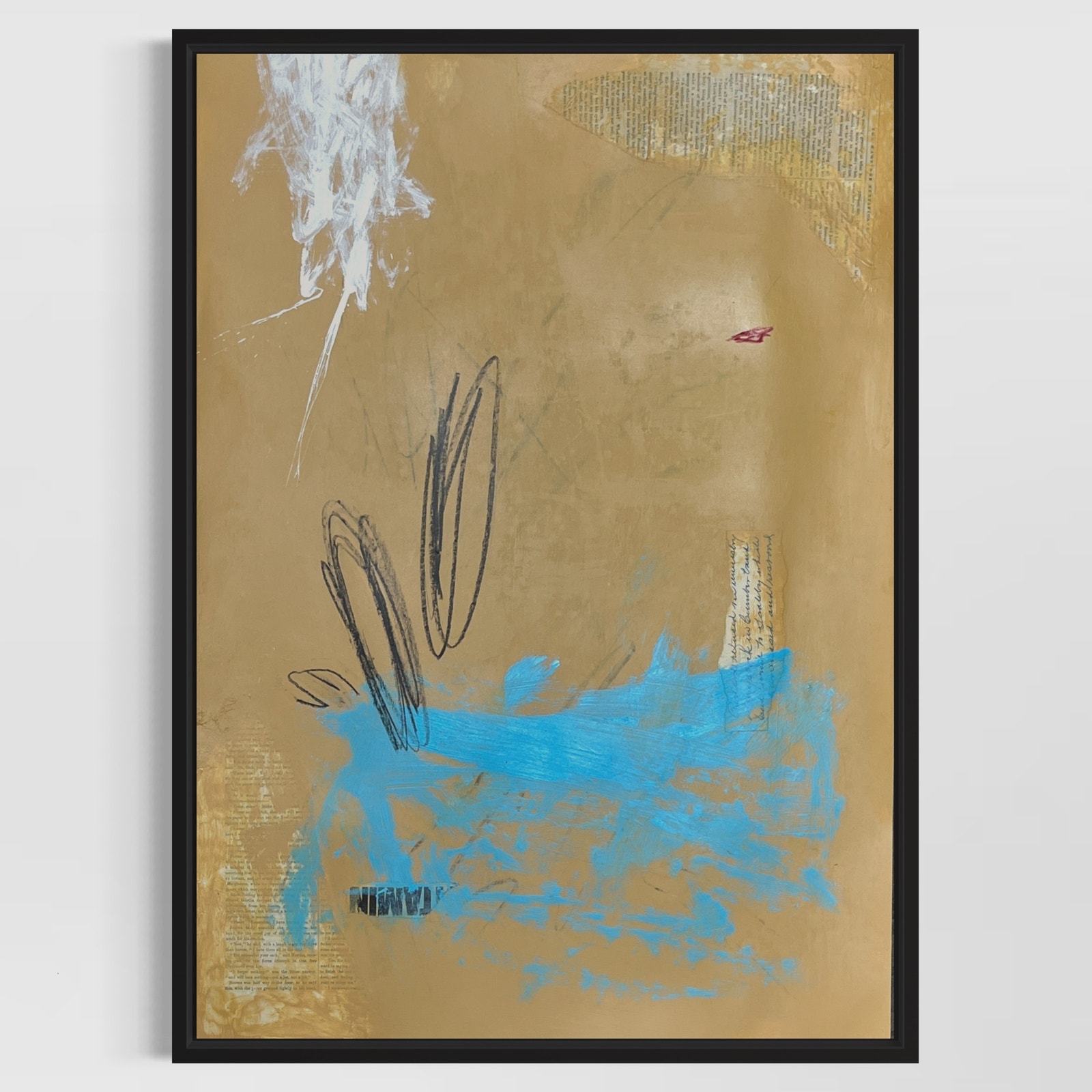 Original Mixed Media Abstract Art Painting 18x24 “Definition Signed