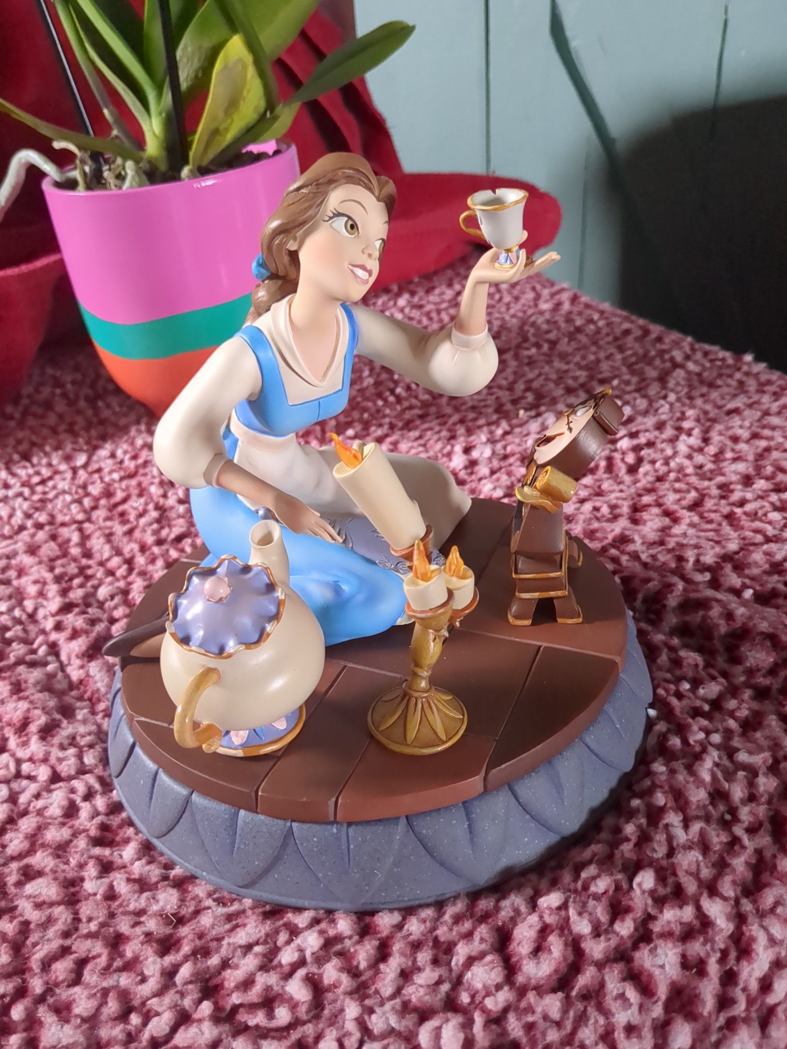 Disney " Beauty & the Beast" 10th anniversary figurine.