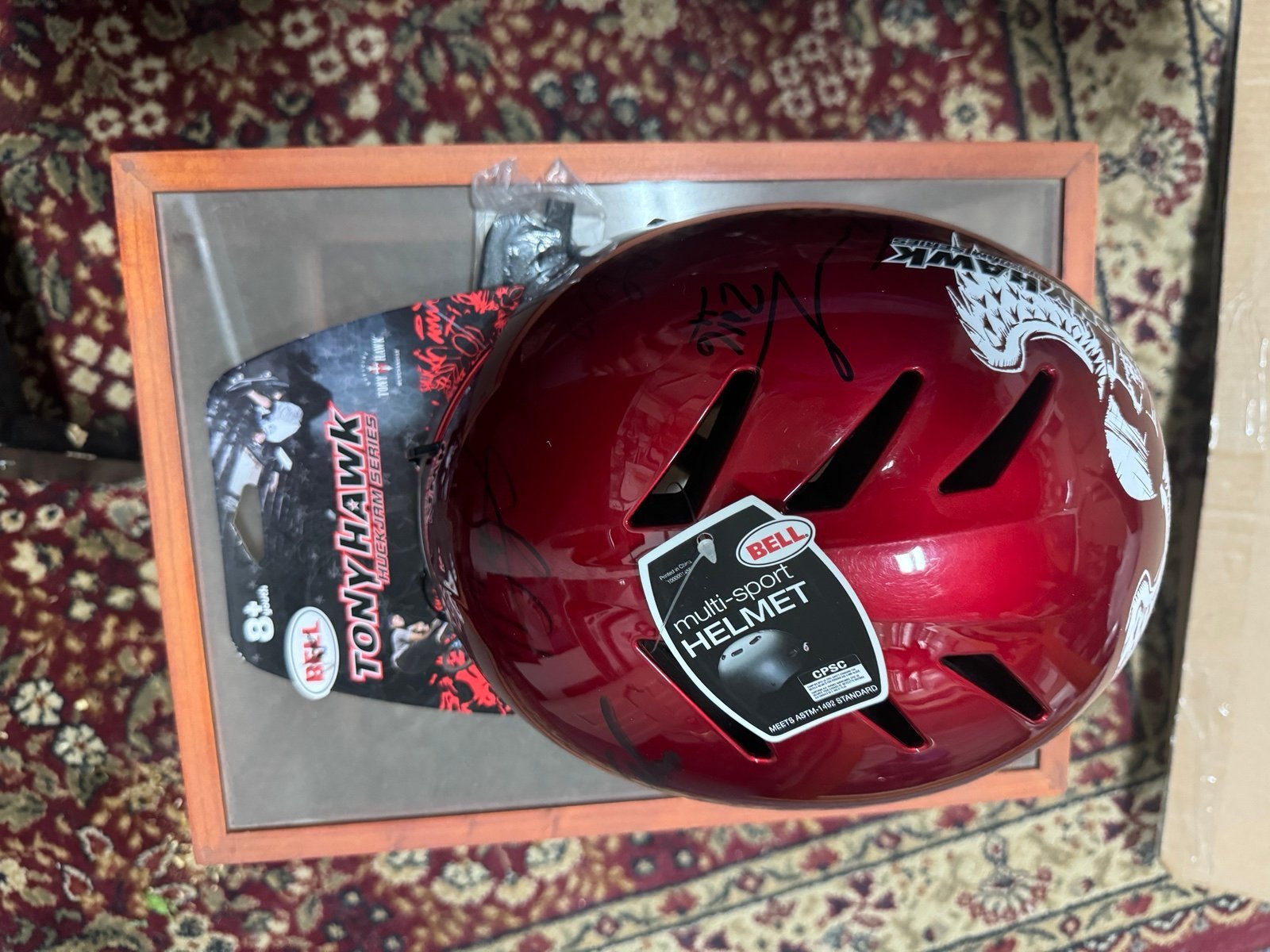 Tony hawk helmet signed jay adams bones brigade Tony Alva Christian hosoi