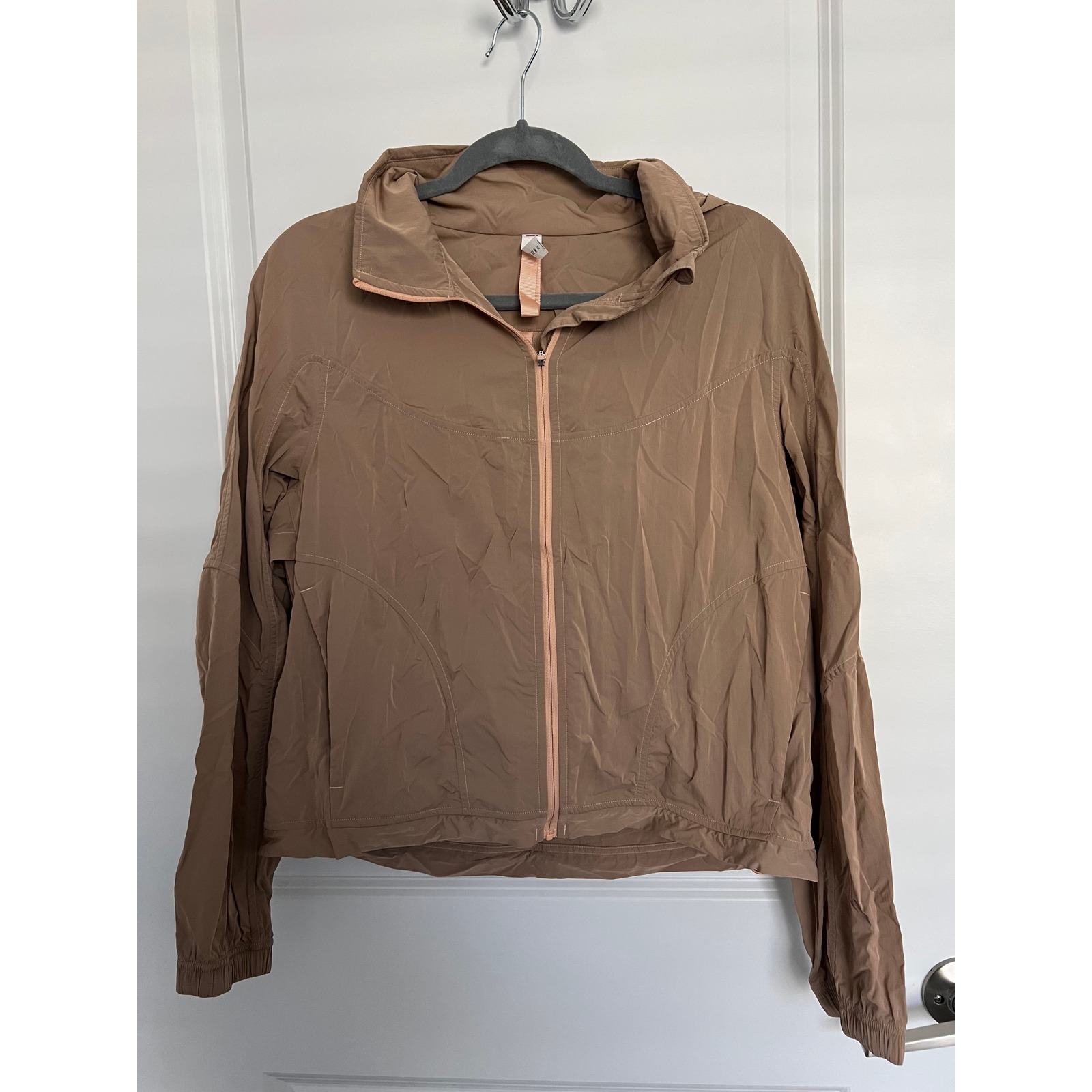Lululemon Lightweight Hooded Jacket - Bleached Apricot - Size 6