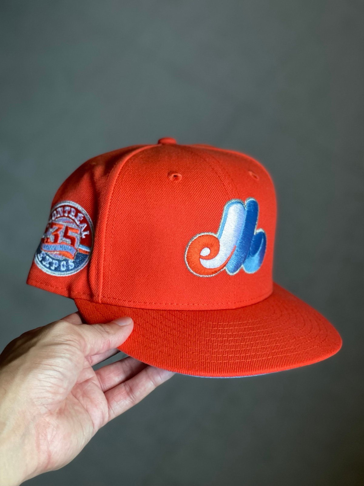 7 1/4 Hat Club Exclusive New Era “Frozen Tangerine” Montreal Expos