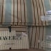 Lot 19pc Waverly Metropolitan Stripe 6pc placemats 11pc napkins 2pc table runner