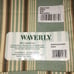 Lot 19pc Waverly Metropolitan Stripe 6pc placemats 11pc napkins 2pc table runner