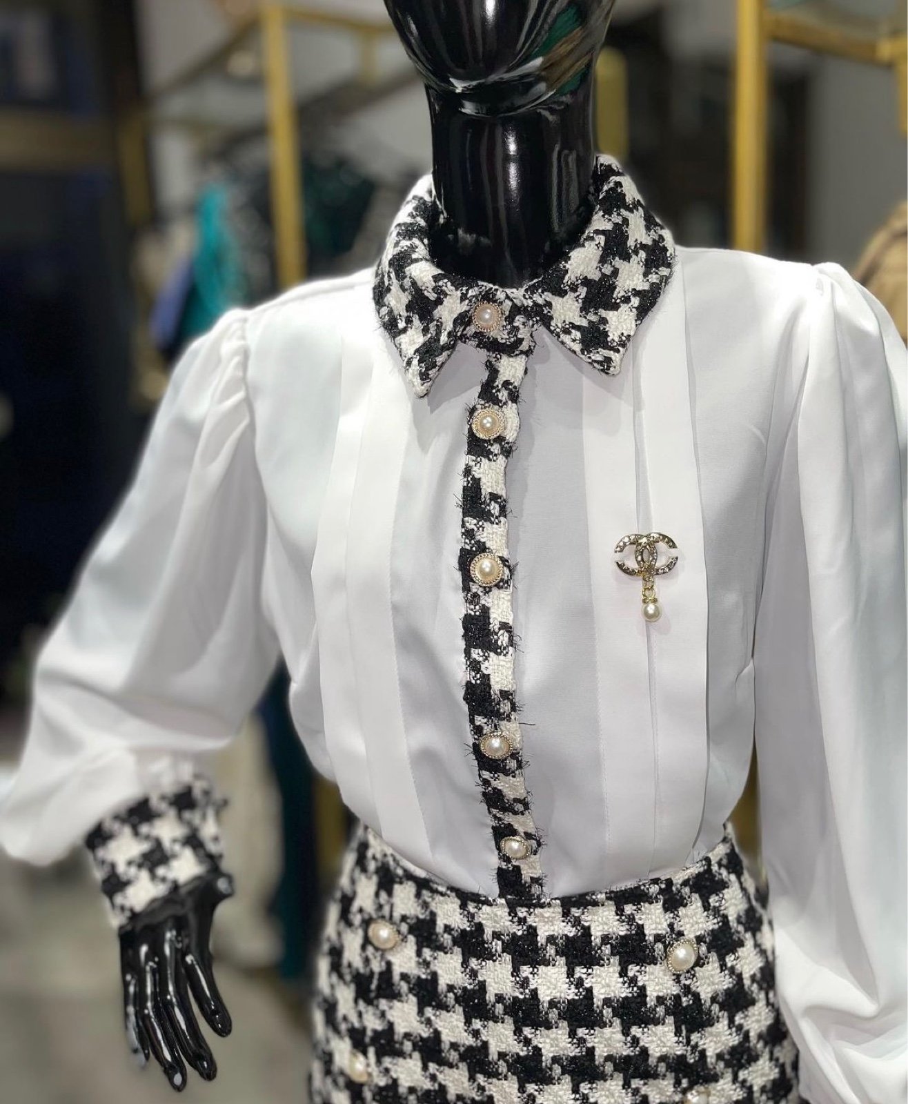 Womens dress and shirt