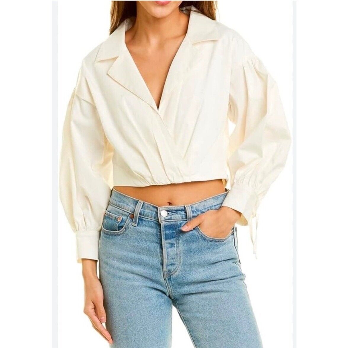 Cinq a Sept Pasha Long Sleeve Top Size XS