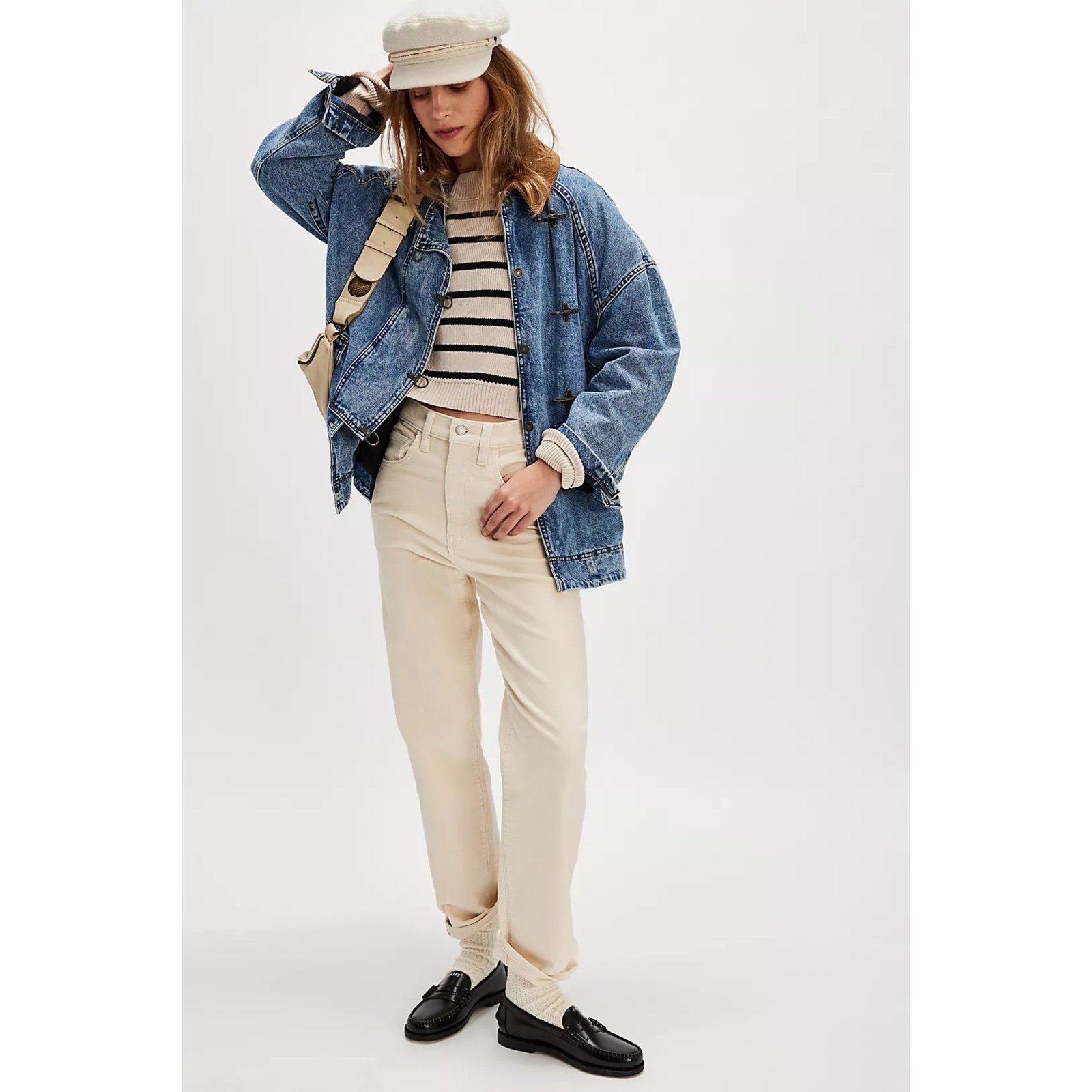 Levi's Ribcage Straight Ankle Corduroy Jeans size 30