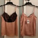 Marciano Satin Eyelash Lace Cami Top