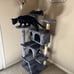 54in Cat Tree Tower Condo Furniture Scratch Post for Kittens Pet House Play New