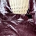 NWOT Spanx Faux Patent Leather Leggings 20301R Ruby Burgunday Large Women