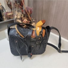 Saddle purse Handbag