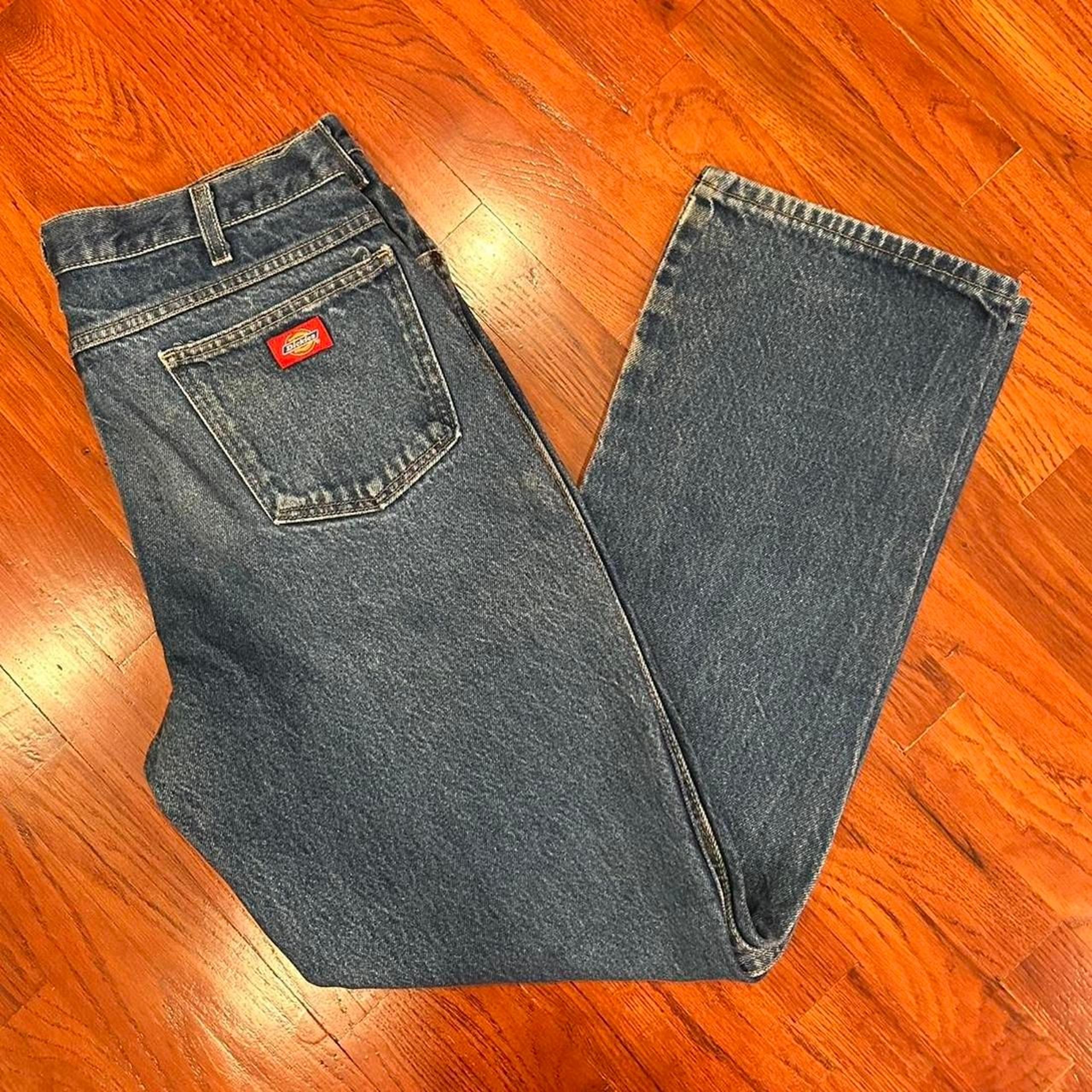 Dickies Men's Blue and Navy Jeans
