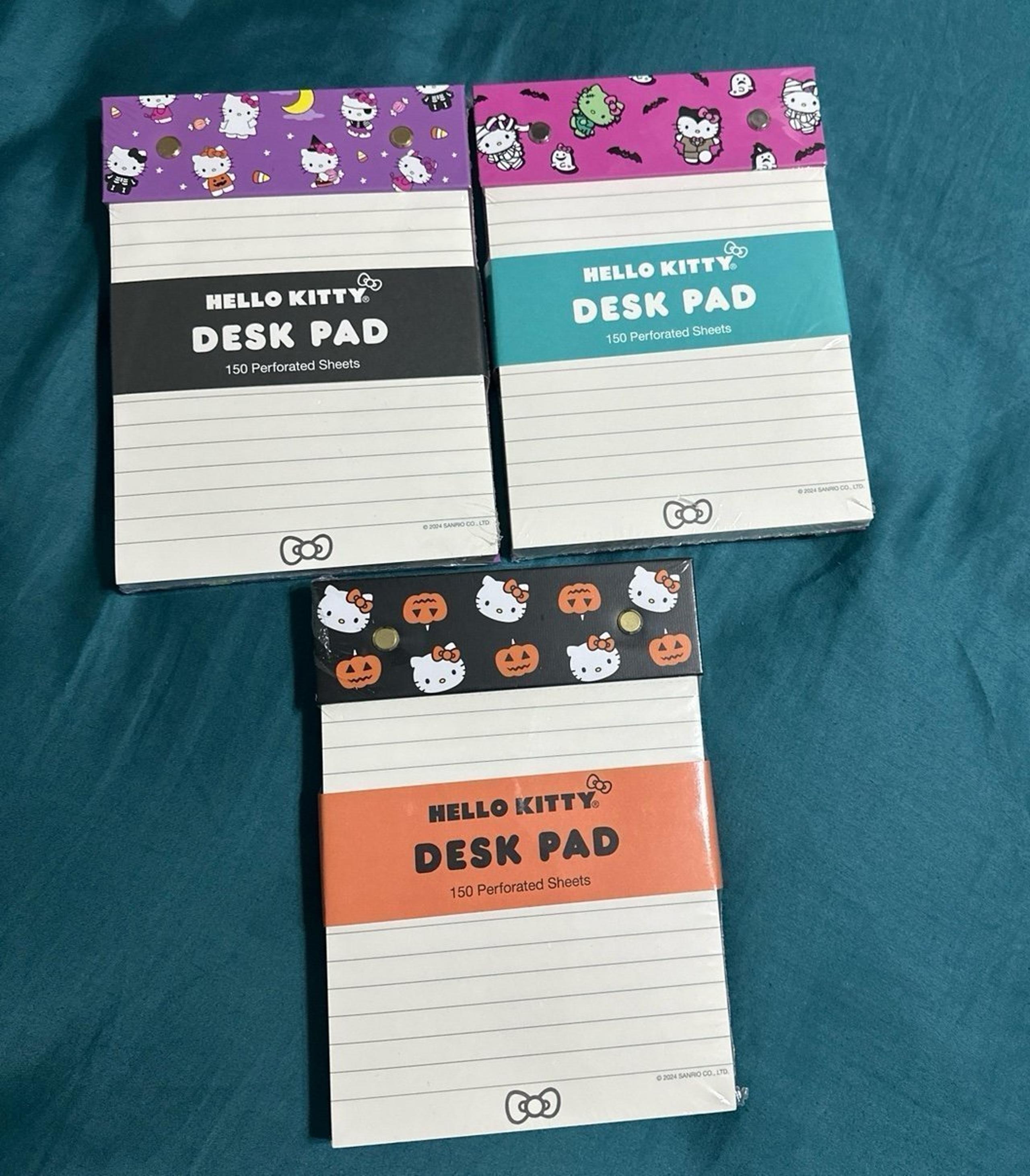 3 NEW Hello Kitty Halloween Desk pads