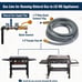 15 Feet 5249 Propane to Natural Gas Conversion Kit for Blackstone 28”, 36” Gridd
