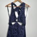 Free People Purple/Black Kira Jumpsuit