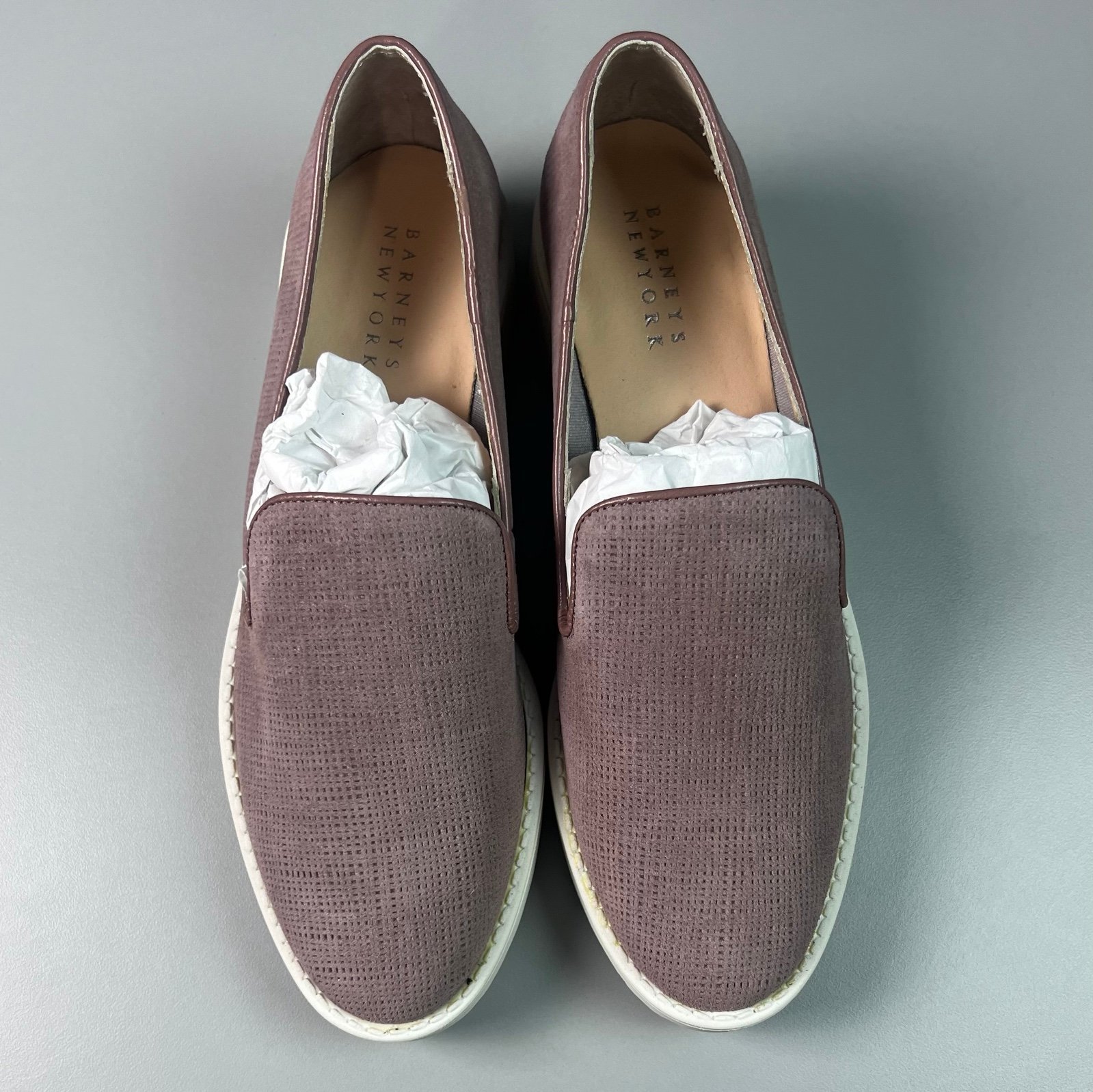 Barney’s New York Mauve Slip on sneaker platform