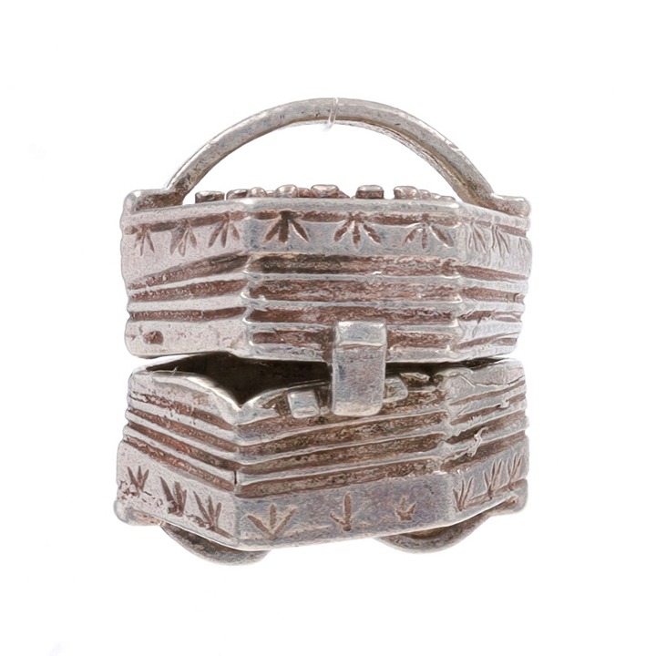 Sterling Silver Concertina Charm - 925 Musical Instrument Opens LX2468