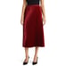 Anne Klein Women's Skirt Satin Titan Red Size L NWT