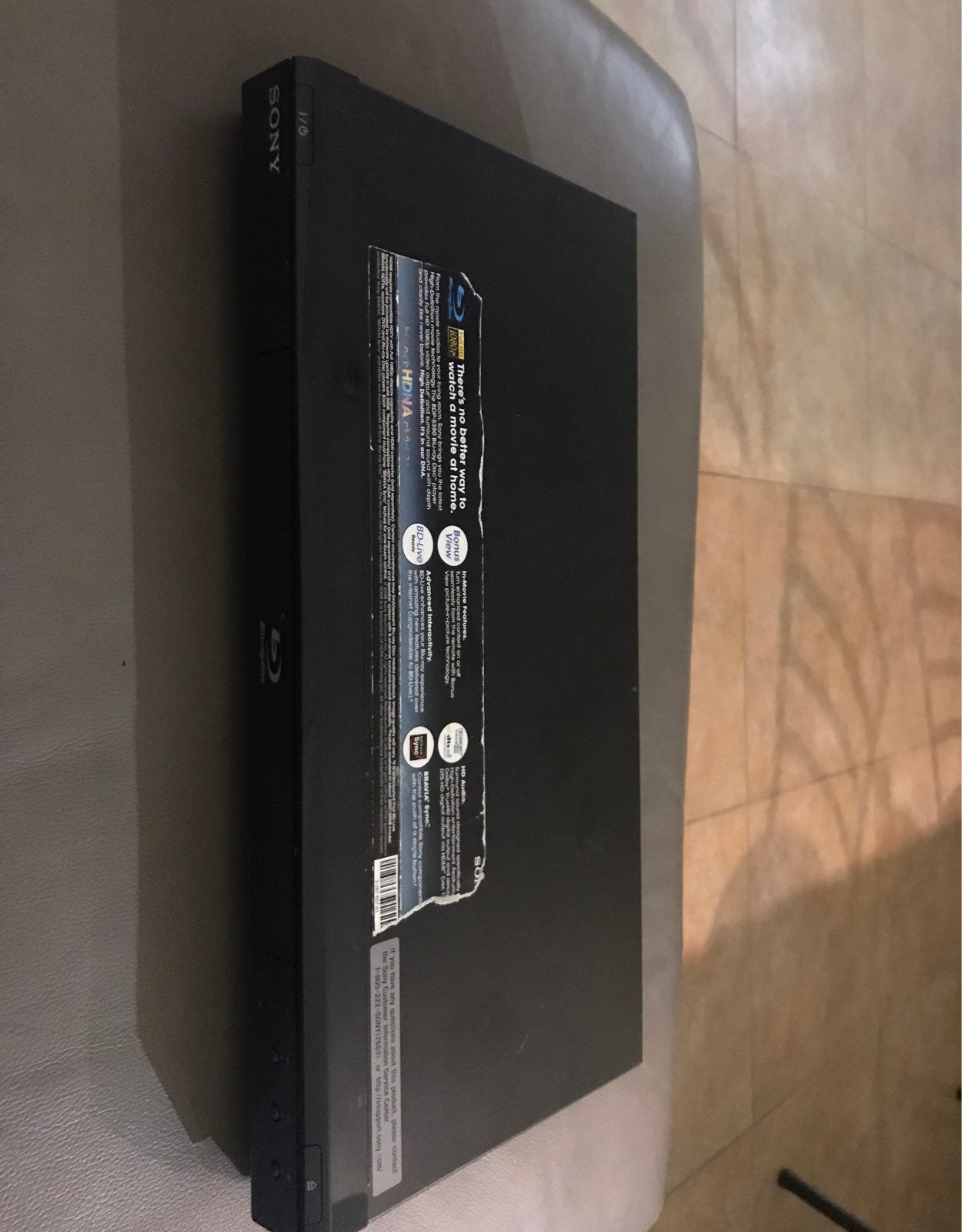 Sony bpd s350 with remote