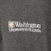 Champion Eco Mens Washington University New Jersey 1/4 Zip Sweatshirt Gray Large