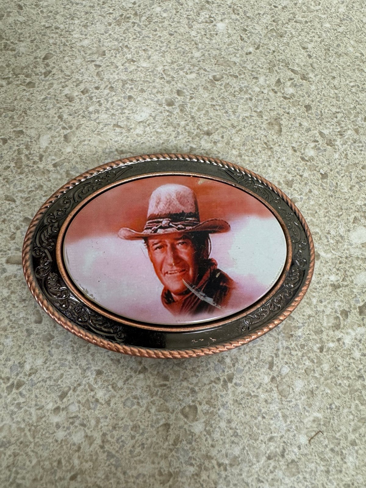John Wayne Belt Buckle