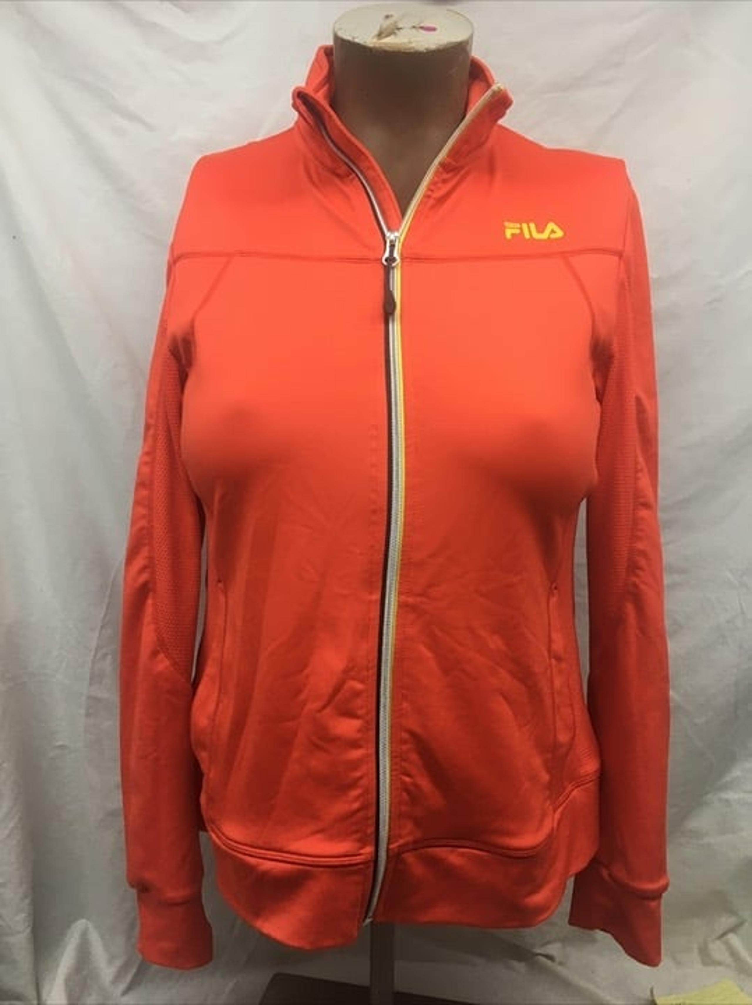 FILA SPORT PERFORMANCE Women’s Activewear Jacket - Size: L Corral / Orange