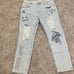 Adika ripped toxic love jeans XL