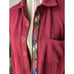 Soft Surroundings Womens Large Red Willow Shirt Snap Front Sweater Shacket Shirt