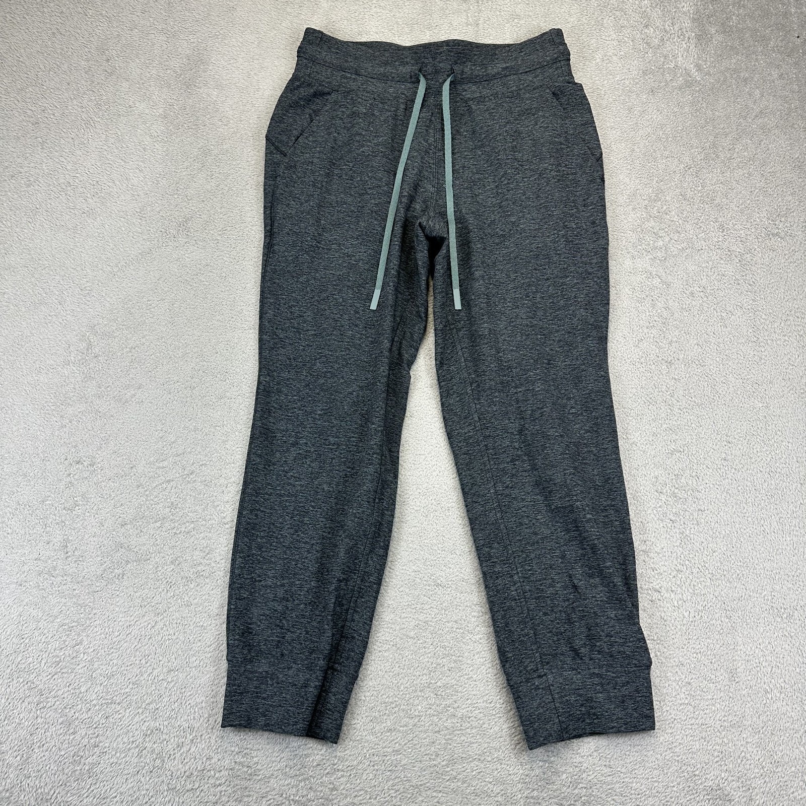Lululemon Ready to Rulu High-Rise Cropped Jogger Blue Green Womens 6 Athleisure