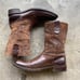 To Boot New York Adam Derrick Brown Suede Laredo Boots Retail 340