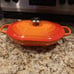Le Creuset casserole oven