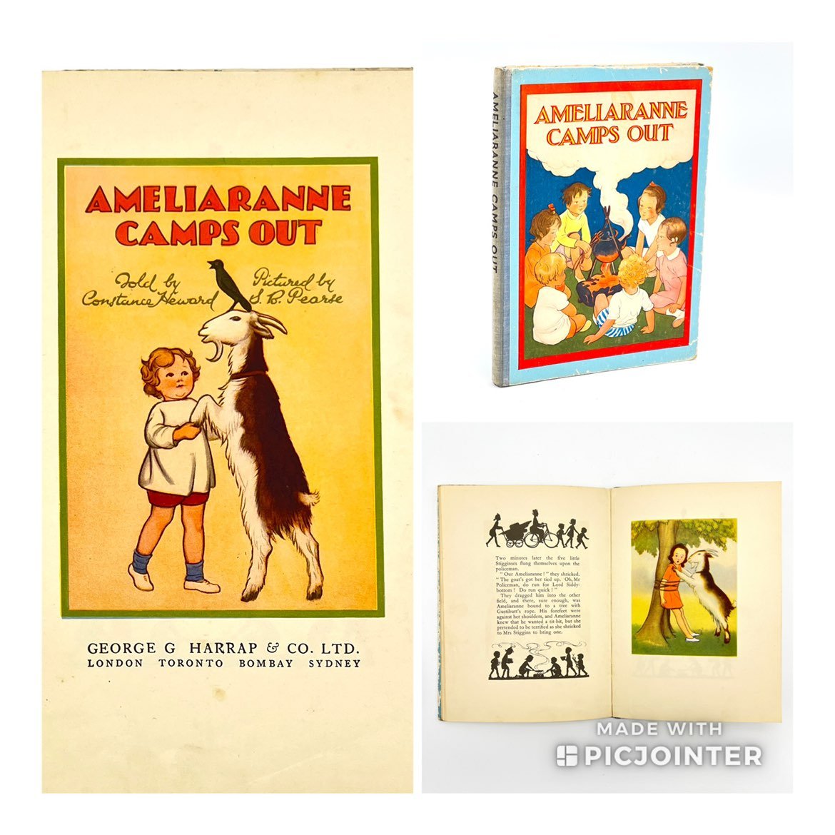 1939 Rare AMELIARANNE CAMPS OUT Constance Heward 1st Edition - Great Condition.