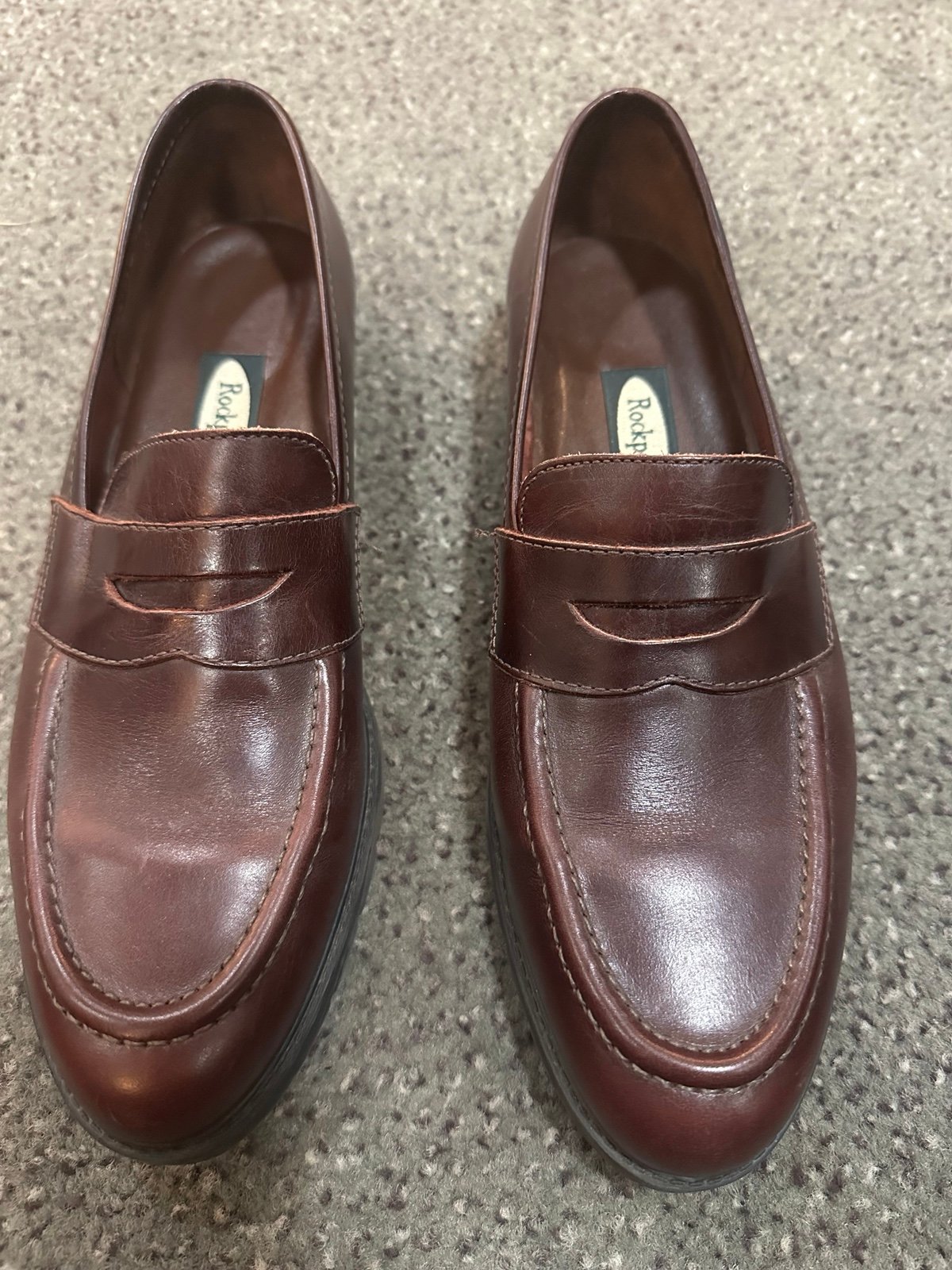 Loafers burgundy rock port women’s 9N