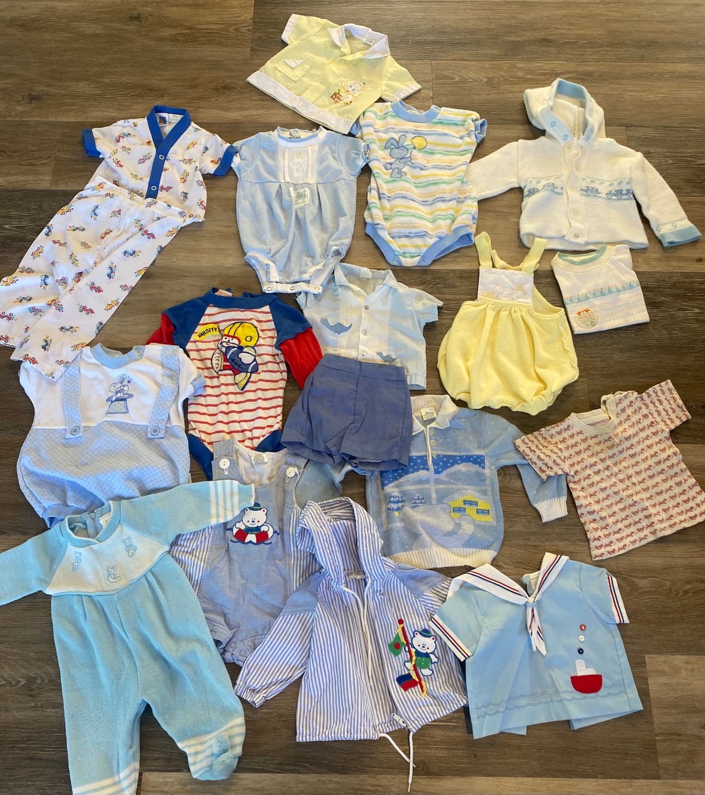 VTG Baby Boy Clothes Lot of 16